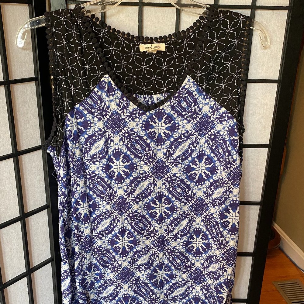 Tribal Jeans sleeveless top